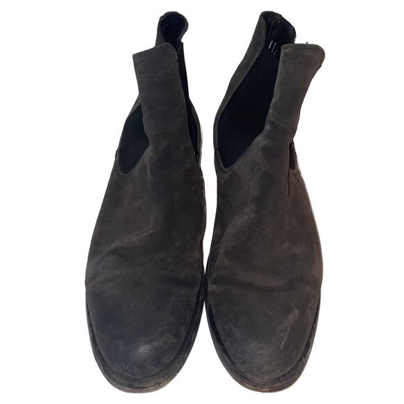 Thursday Boots‎ Cavalier Shadow Gray Brown Men’s Suede Chelsea Boots Size 9 - Picture 1 of 16